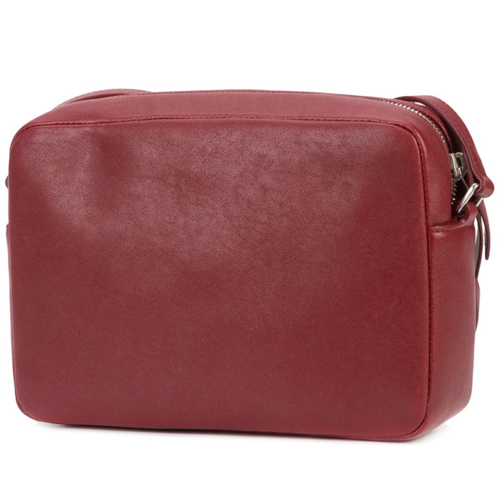Saint Laurent Dark Red Leather Lou Camera bag - Picture 4 of 15